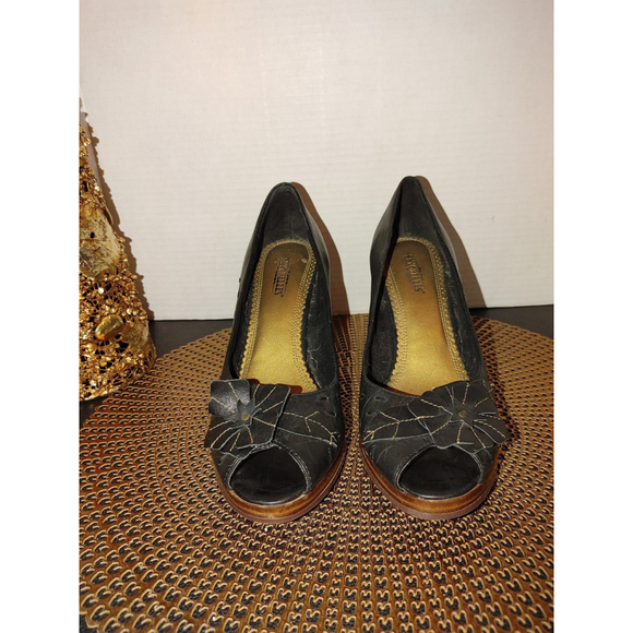 Seychelles Peep Toe Heels Size 8.5 - Picture 2 of 8